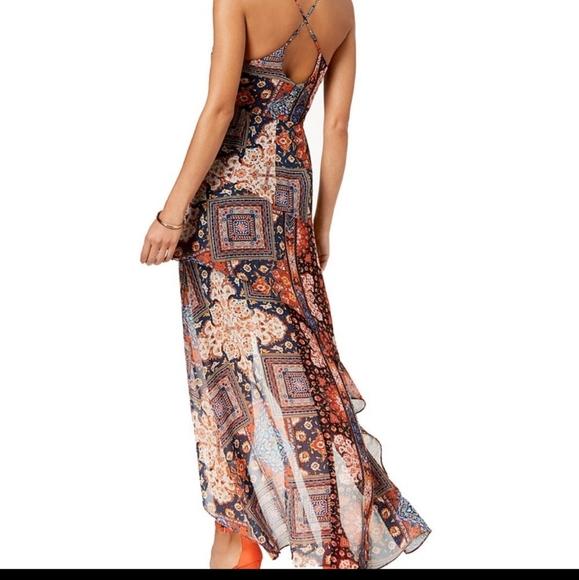 BCBGeneration maxi dress in orange spice - Picture 3 of 8